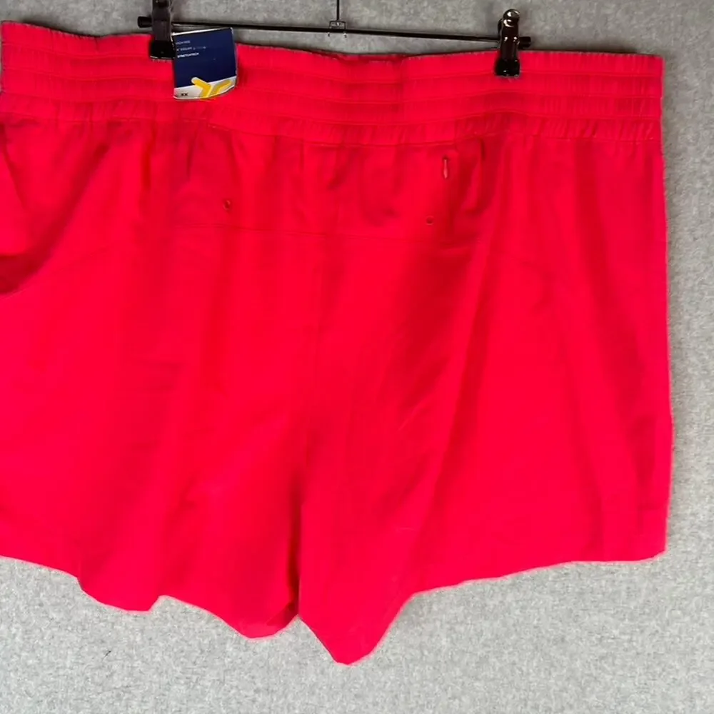 New Old Navy Womans Sz 3X Active High Rise StretchTech Shorts Pink‎ NWT